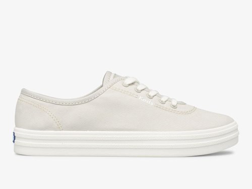 Keds Breezie Canvas Naisten Nauhakengät Harmaat | FI-56464