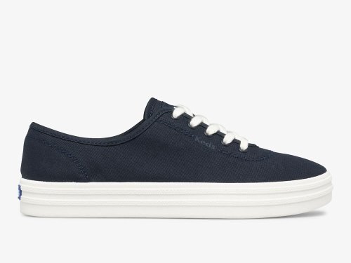 Keds Breezie Canvas Naisten Nauhakengät Laivastonsininen | FI-98120