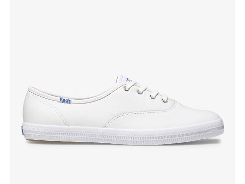 Keds Champion Originals Nahkaiset Naisten Nahkakengät Valkoinen | FI-84004