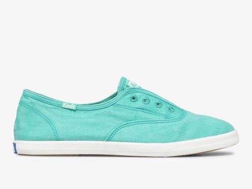 Keds Chillax Neon Twill Washable Naisten SlipOnTennarit Turkoosi | FI-82232