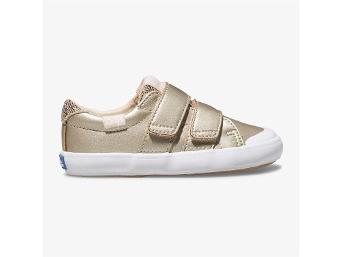 Keds Courtney HL Tytön SlipOnTennarit Pinkki Kultaiset | FI-94749