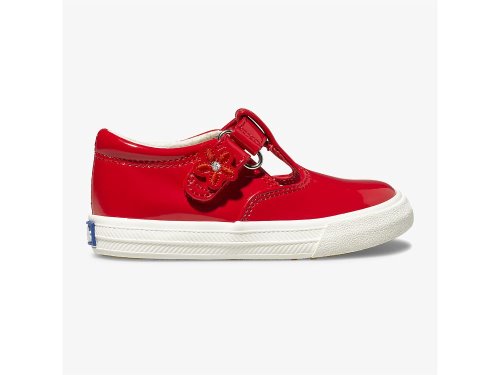 Keds Daphne Kiiltonahka Sneaker Tytön SlipOnTennarit Punainen | FI-38753