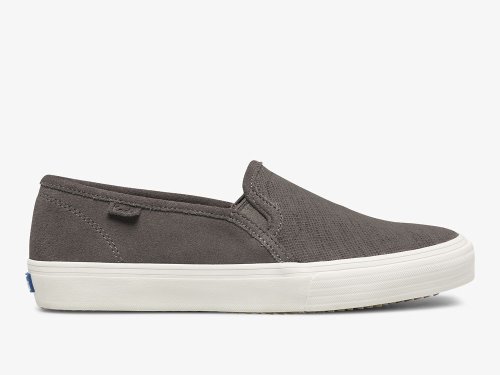 Keds Double Decker Mokka Naisten SlipOnTennarit Tummanharmaat | FI-90342