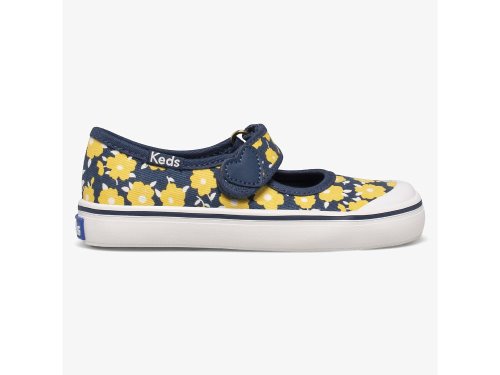 Keds Harper Tytön Mary Jane Kengät Indigo Keltainen | FI-42568