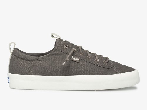 Keds Kickback Washable Feat. Organic Puuvilla Naisten Nauhakengät Tummanharmaat | FI-28310