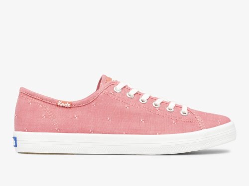 Keds Kickstart Dobby Jacquard Naisten Tenniskengät Punainen | FI-84054