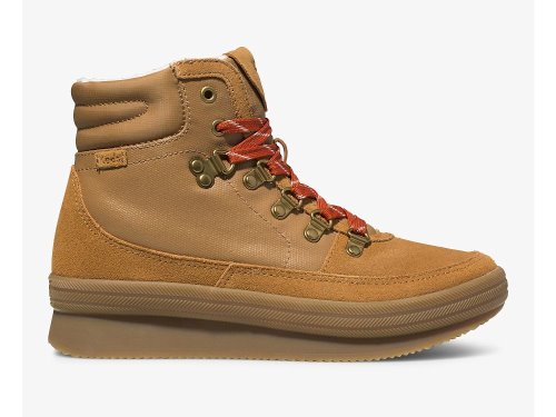 Keds Midland Vesi-Resistant Boot Naisten Nauhakengät Ruskea | FI-28011