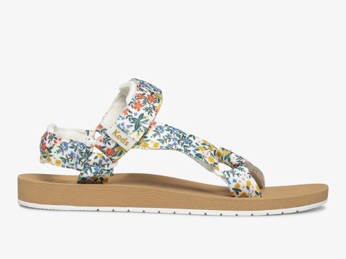 Keds Rifle Paper Co. Trio Wildwood Naisten SlipOnTennarit Valkoinen | FI-55661