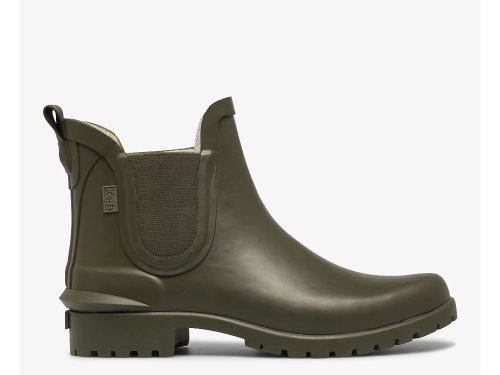 Keds Rowan Rain Boot Naisten Kumisaappaat Oliivinvihreä | FI-29962