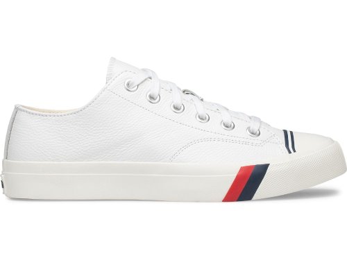 Keds Royal Lo Classic Nahkaiset Miesten Tennarit Valkoinen | FI-23694