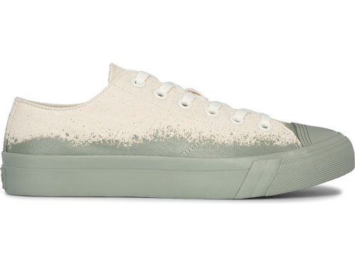 Keds Royal Lo Spray Foxing Naisten Nauhakengät Beige Vihreä | FI-26525