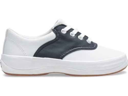 Keds School Days Sneaker Tytön Tennarit Valkoinen Laivastonsininen | FI-43074