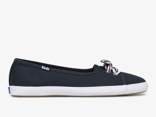 Keds Seaside Canvas Naisten SlipOnTennarit Laivastonsininen Monivärinen | FI-65670