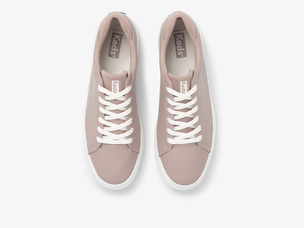 Keds Alley Coated Twill Naisten Nauhakengät Vaaleanvioletit | FI-88838