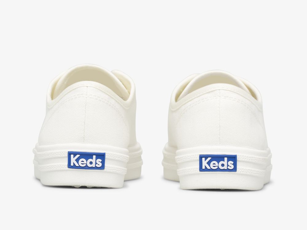 Keds Breezie Canvas Naisten Nauhakengät Valkoinen | FI-32928