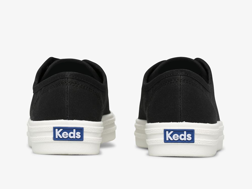 Keds Breezie Canvas Naisten Nauhakengät Mustat | FI-98123