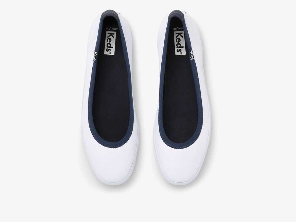 Keds Bryn Canvas Naisten SlipOnTennarit Valkoinen | FI-73163