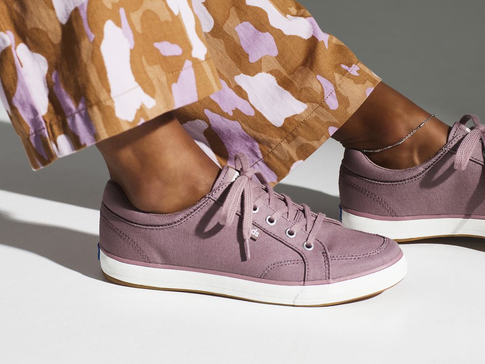 Keds Center II Canvas Naisten Nauhakengät Vaaleanvioletit | FI-15246