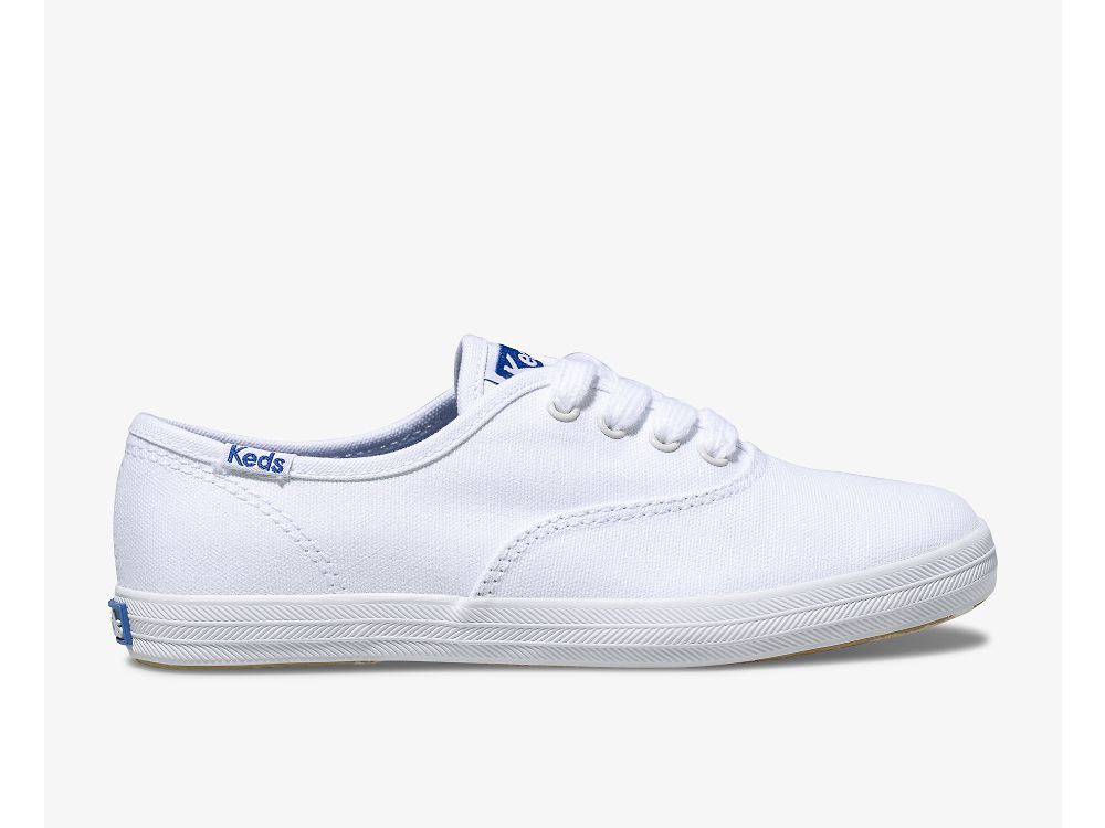 Keds Champion CVO Sneaker Canvas Tytön Tennarit Valkoinen | FI-58584