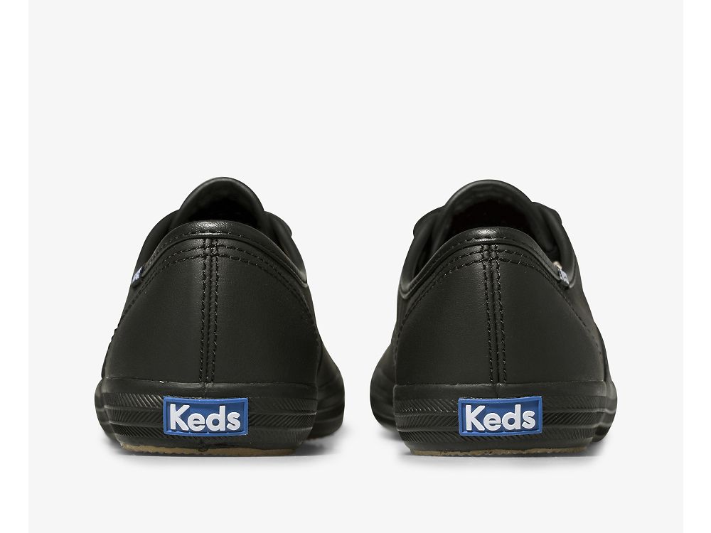 Keds Champion Originals Nahkaiset Naisten Nahkakengät Mustat | FI-52695