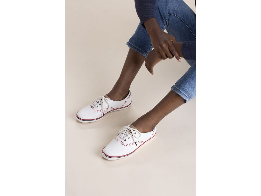 Keds Champion Pennant Nahkaiset Naisten Nahkakengät Kerma | FI-02894