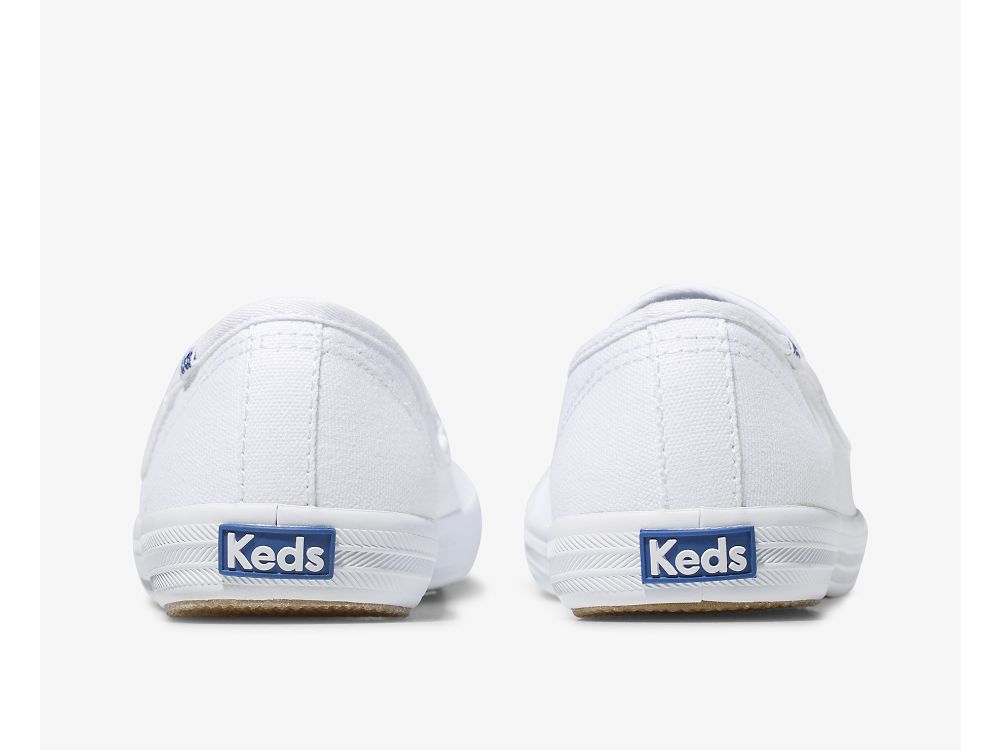 Keds Champion Slip On Naisten SlipOnTennarit Valkoinen | FI-33621