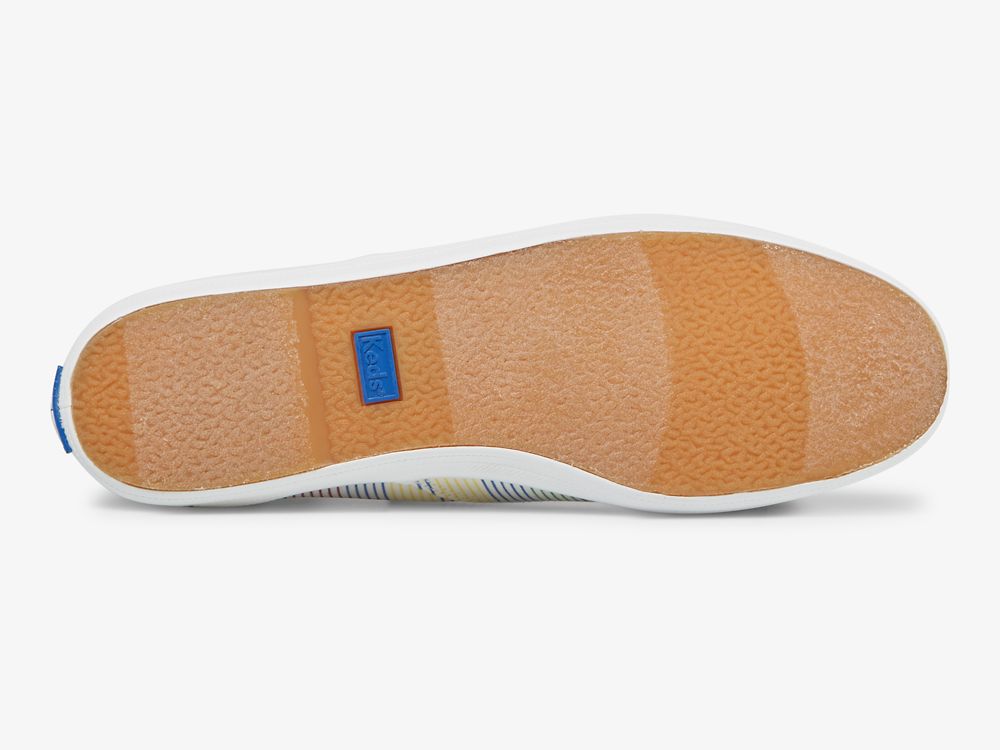 Keds Champion Surf Stripe Naisten Nauhakengät Valkoinen Monivärinen | FI-79315