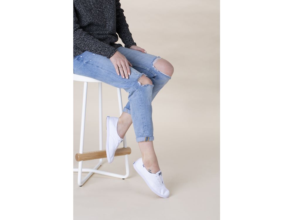 Keds Chillax Basics Naisten SlipOnTennarit Valkoinen | FI-41790