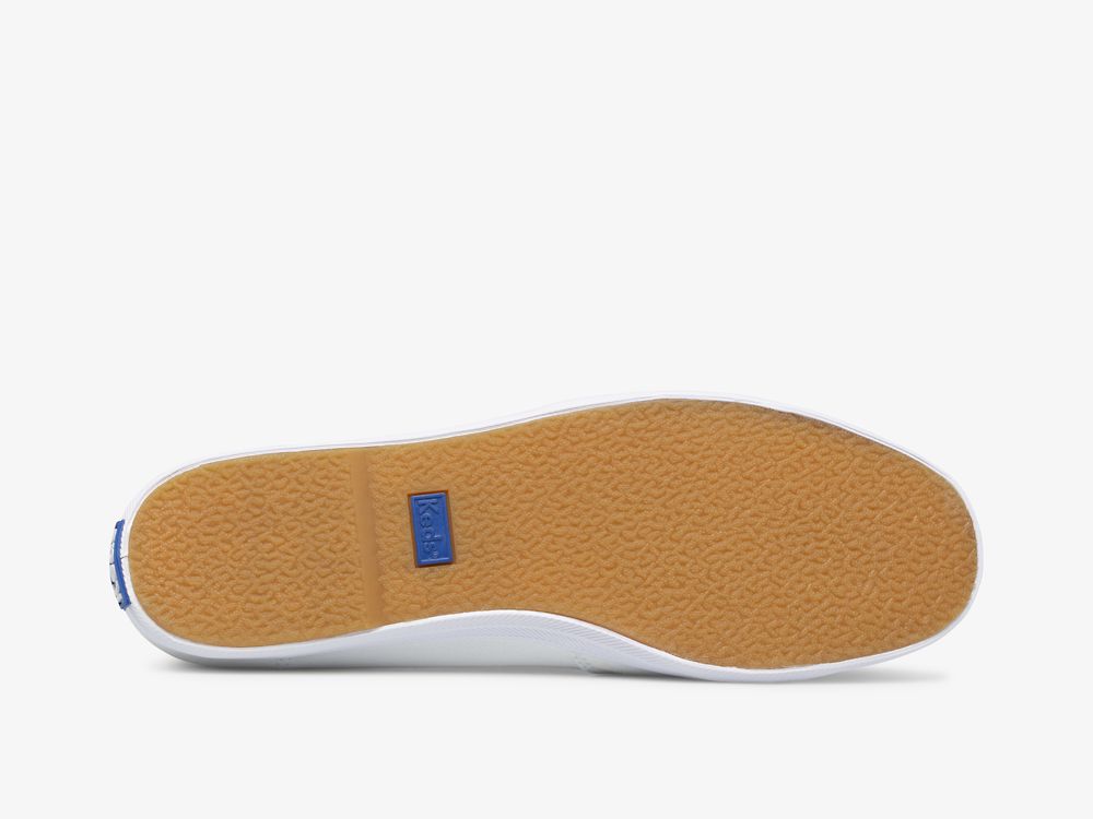 Keds Chillax Mini Twill Naisten SlipOnTennarit Valkoinen | FI-33371