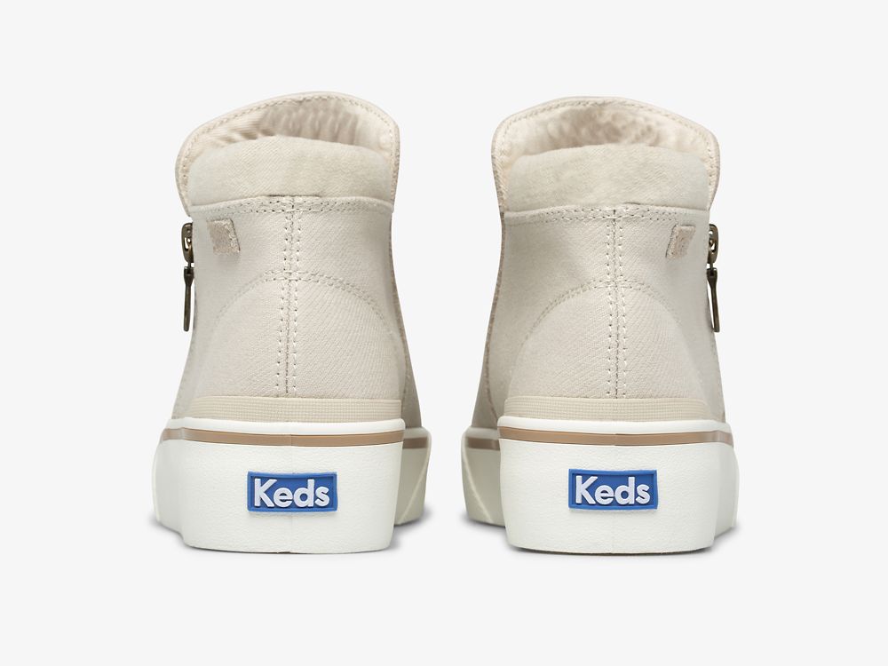 Keds Cooper Zip Bootie Naisten SlipOnTennarit Beige | FI-32348