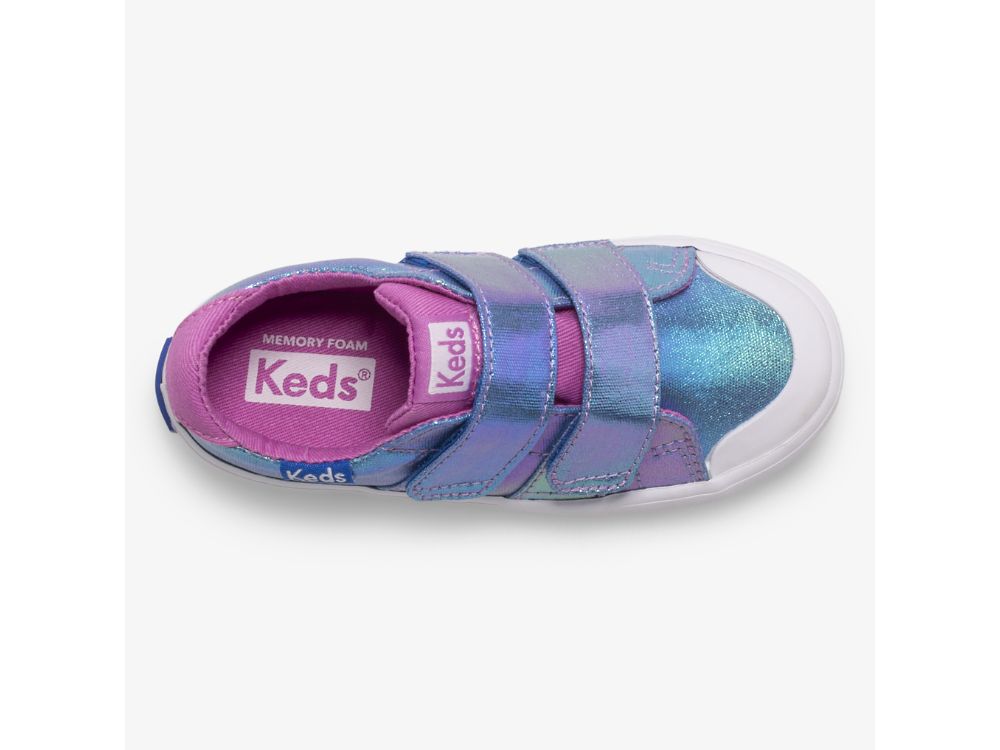 Keds Courtney HL Tytön SlipOnTennarit Sininen Monivärinen | FI-75111