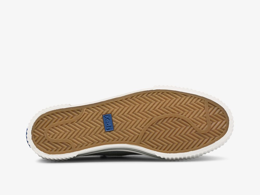 Keds Crew Kick Alto Soft Twill Naisten Nauhakengät Oliivinvihreä | FI-66238