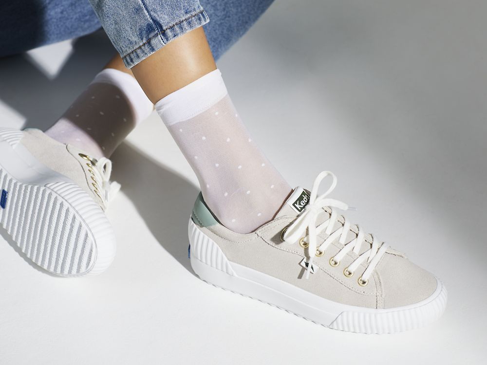 Keds Demi TRX Mokka Naisten Nauhakengät Beige | FI-04864