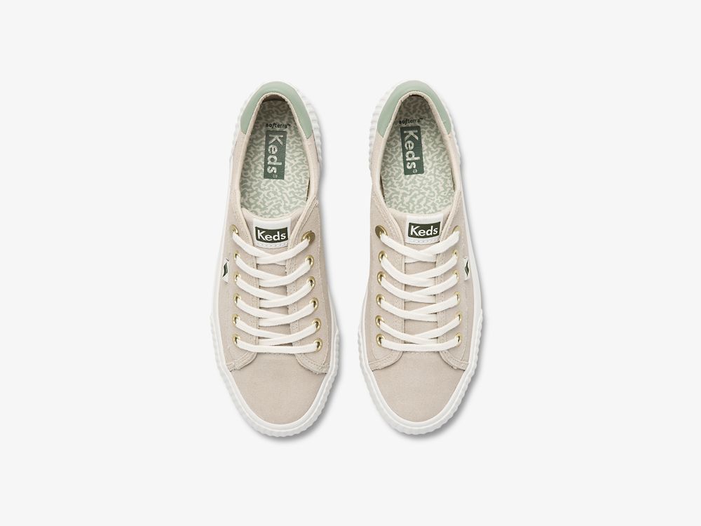 Keds Demi TRX Mokka Naisten Nauhakengät Beige | FI-04864