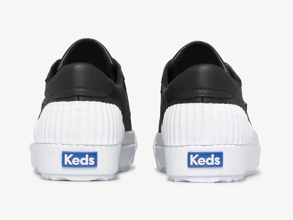 Keds Demi TRX Nahkaiset Naisten Nahkakengät Mustat | FI-36980