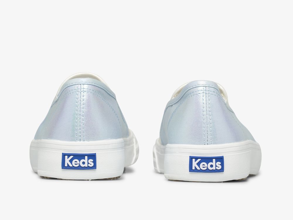 Keds Double Decker Iridescent Naisten SlipOnTennarit Kerma Monivärinen | FI-07746