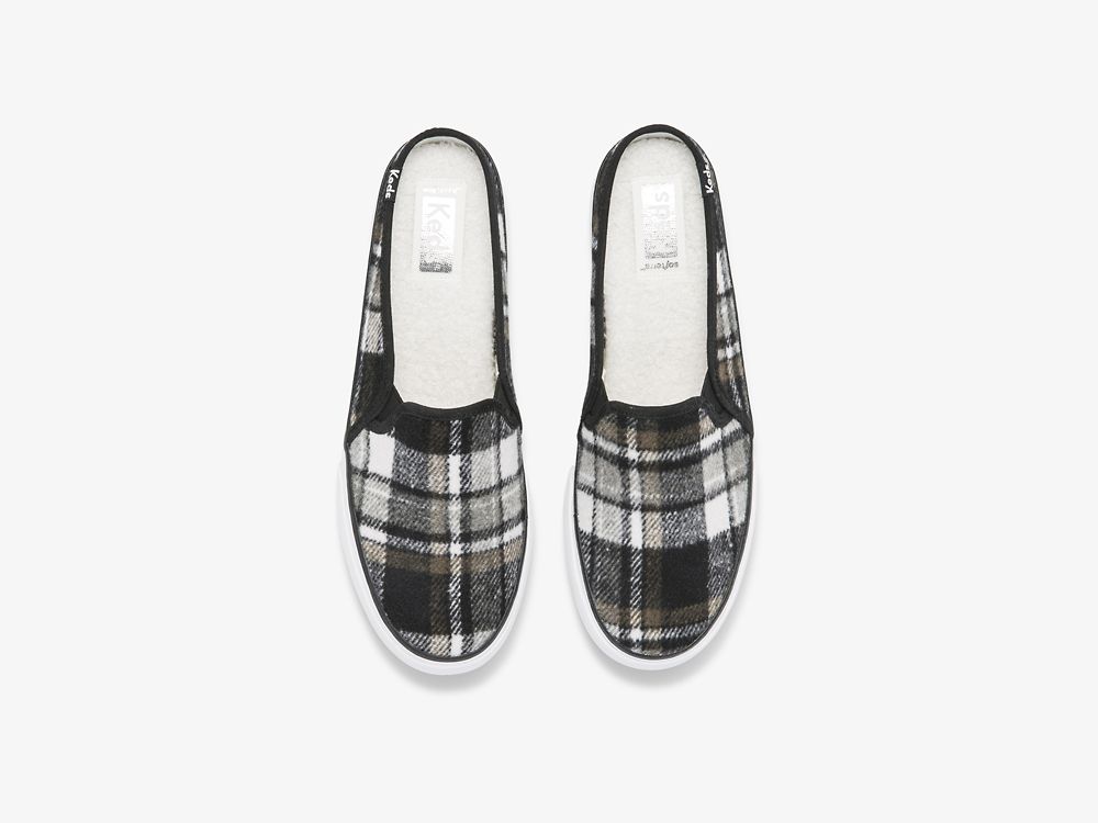 Keds Double Decker Mule Plaid Naisten Tossut Harmaat | FI-22755