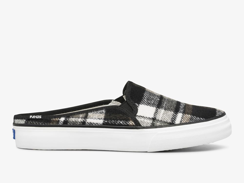 Keds Double Decker Mule Plaid Naisten Tossut Harmaat | FI-22755