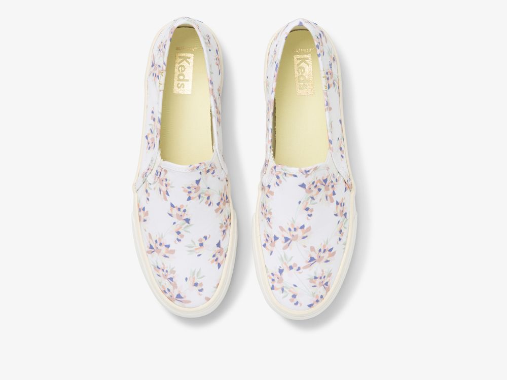 Keds Double Decker Spring Floral Naisten SlipOnTennarit Kerma | FI-53379