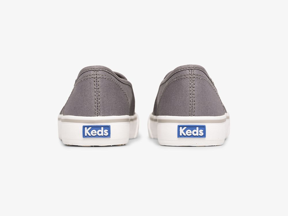 Keds Double Decker Washable Canvas Naisten SlipOnTennarit Harmaat | FI-03846