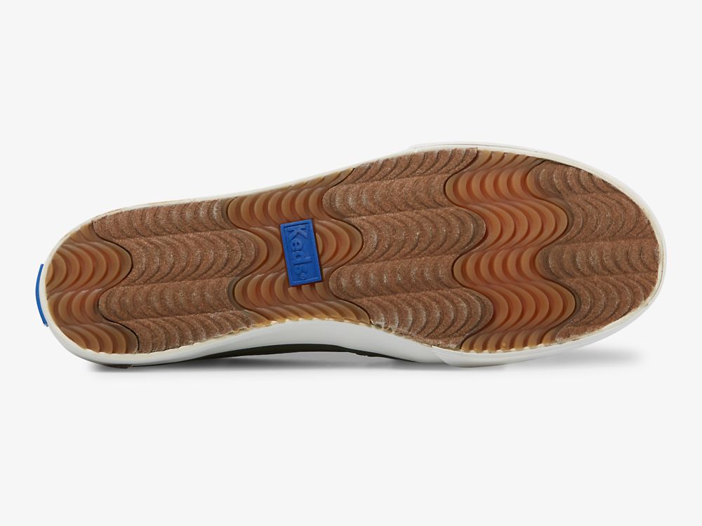 Keds Double Decker Wave Nylon Naisten SlipOnTennarit Vihreä | FI-34254