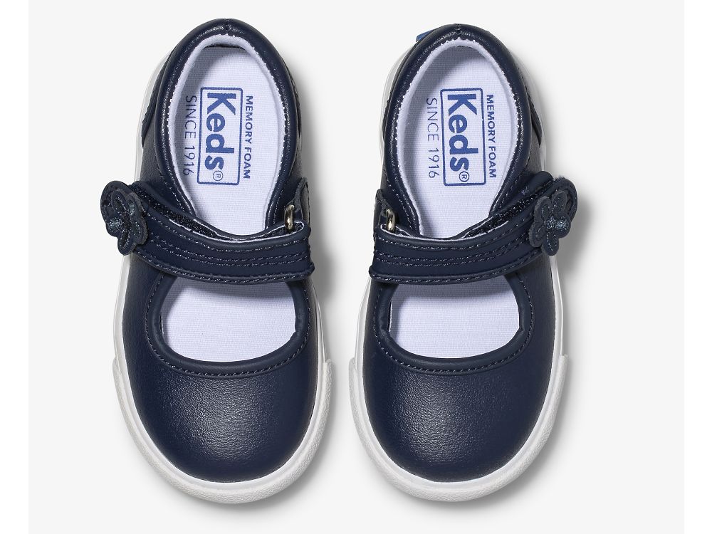 Keds Ella Mary Jane Tytön Mary Jane Kengät Laivastonsininen | FI-02095