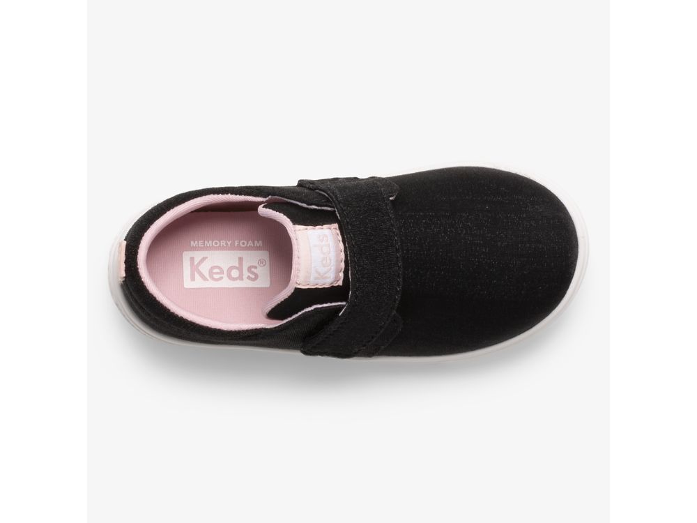 Keds Finlee Flex Tytön SlipOnTennarit Mustat | FI-20596