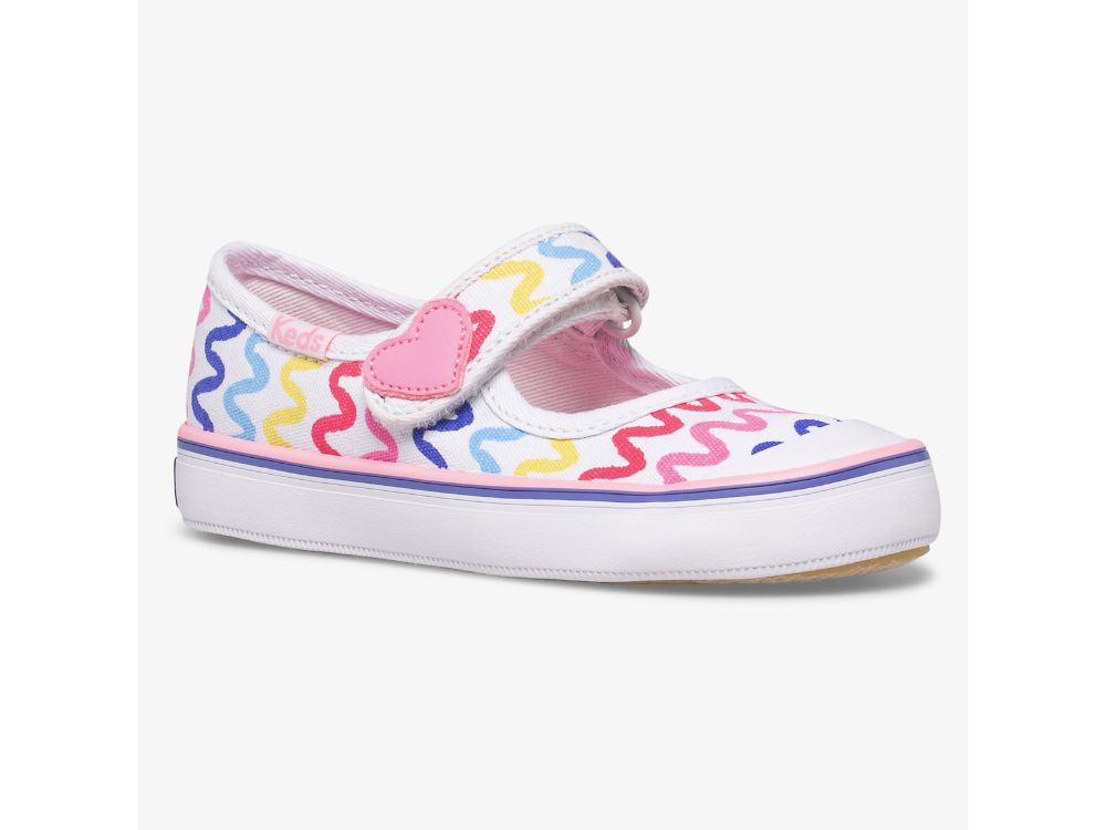 Keds Harper Tytön Mary Jane Kengät Valkoinen | FI-06256