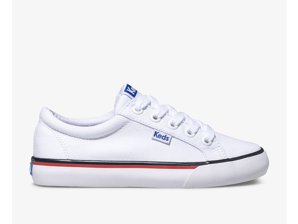 Keds Jump Kick Canvas Tytön Tennarit Valkoinen | FI-37917