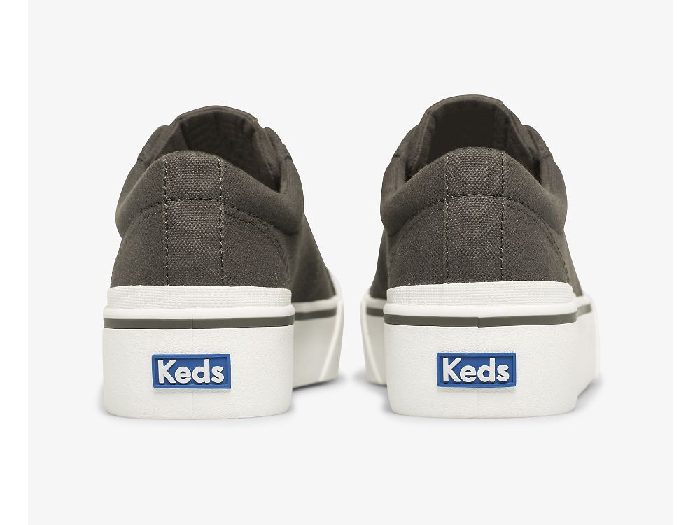 Keds Jump Kick Duo Feat. Organic Puuvilla Naisten Nauhakengät Mustat | FI-13820