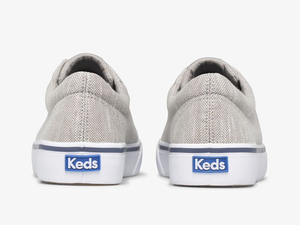 Keds Jump Kick Stripey Knit Naisten Nauhakengät Harmaat | FI-21716