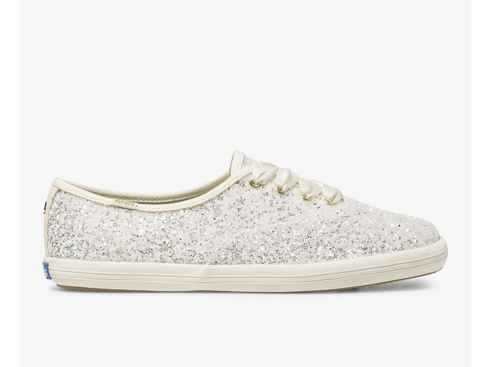 Keds Kate Spade New York Champion Glitter Naisten Nauhakengät Kerma | FI-82243