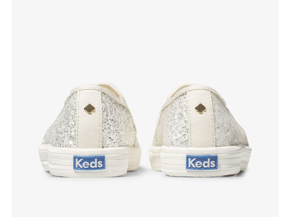 Keds Kate Spade New York Double Decker Glitter Naisten SlipOnTennarit Kerma | FI-91242