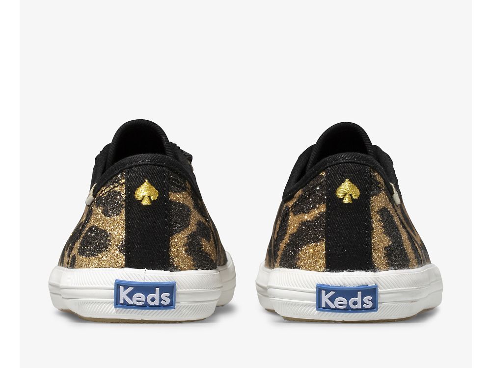 Keds Kate Spade New York Kickstart Glitter Leopard Tytön Tennarit Leopardi | FI-02102